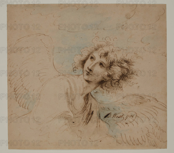 Angel, 1786. Creator: Benjamin West.