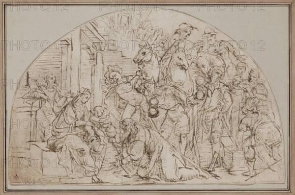 Adoration of the Magi, early 16th century. Creator: Unknown.