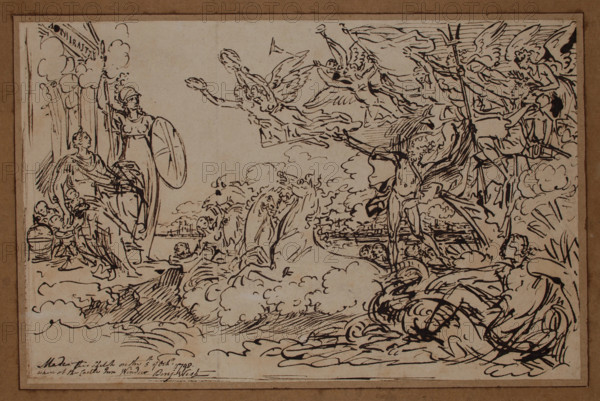 The Triumph of Nelson after the Battle of the Nile, 1798. Creator: Benjamin West.