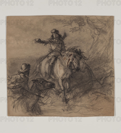 Major Washington on Mission, late 19th century. Creator: Felix Octavius Carr Darley.