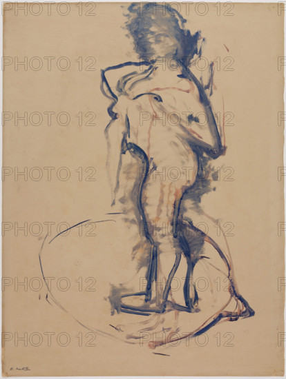 Woman in a Tub, c1900. Creator: Henri Matisse.