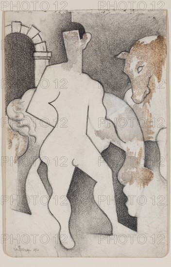 Groom, 1921. Creator: Roger de la Fresnaye.