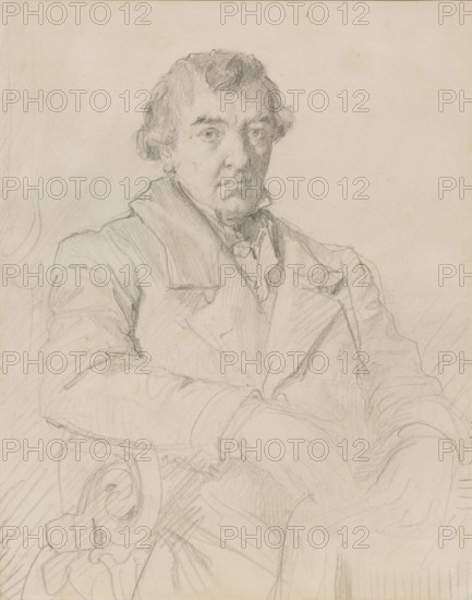 Portrait of Admiral Baron Guy-Victor Duperré, between 1840 and 1856. Creator: Theodore Chasseriau.