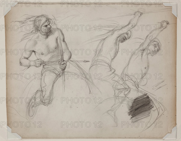 Indians, late 19th century. Creator: Felix Octavius Carr Darley.