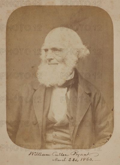 William Cullen Bryant, 1860. Creator: Rintoul & Rockwood.