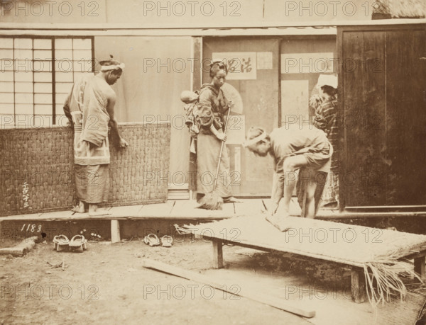 Sleeping Mats, 1884. Creator: Unknown.