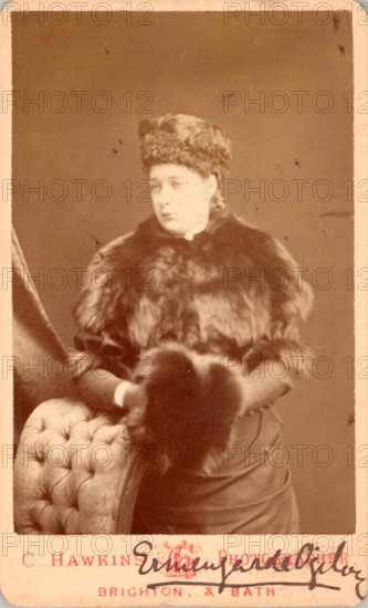 Ermengarde Ozilor, between 1855 and 1860. Creator: Charles Hawkins.