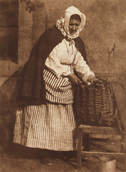 Mrs. Barbara (Johnstone) Flucker, between 1843 and 1847. Creators: David Octavius Hill, Robert Adamson, Hill & Adamson.