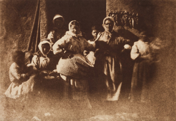 Unknown Women, between 1843 and 1847. Creators: David Octavius Hill, Robert Adamson, Hill & Adamson.