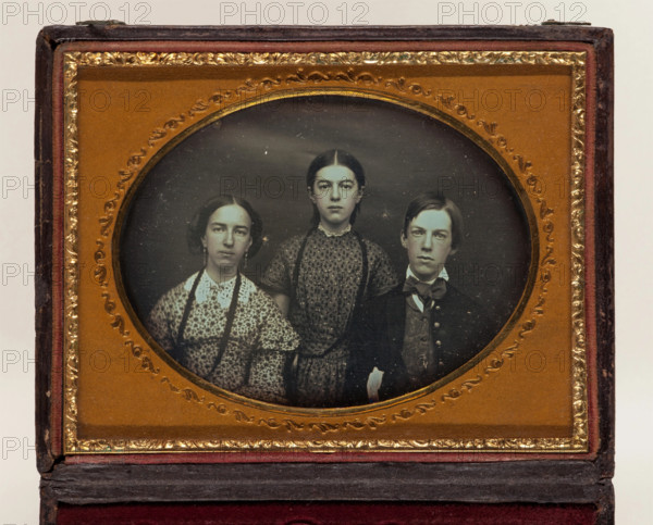 Mary, Jane, and John Hoyt, between 1850 and 1860. Creator: Unknown.