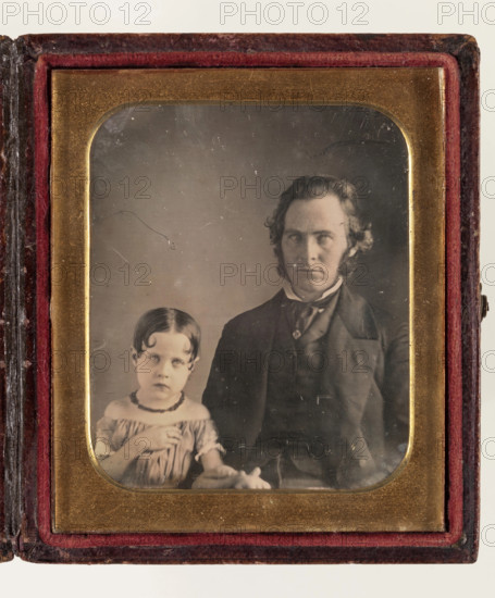 Untitled (Portrait of a Man and a Child), between 1850 and 1860. Creator: Unknown.