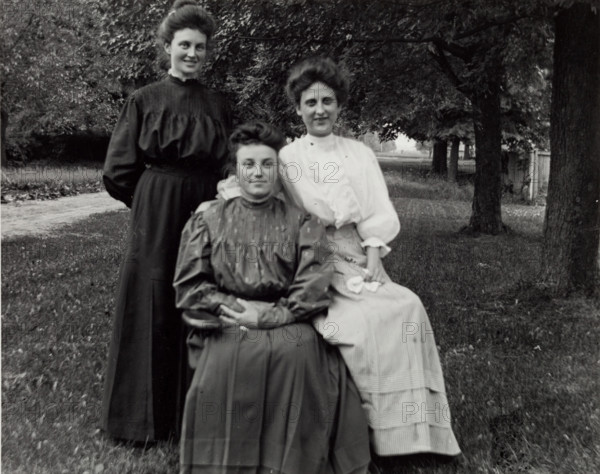 Untitled (Three Women), c1900, printed 1980. Creator: Unknown.