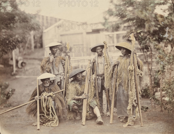 Five Men, c1885. Creator: Unknown.