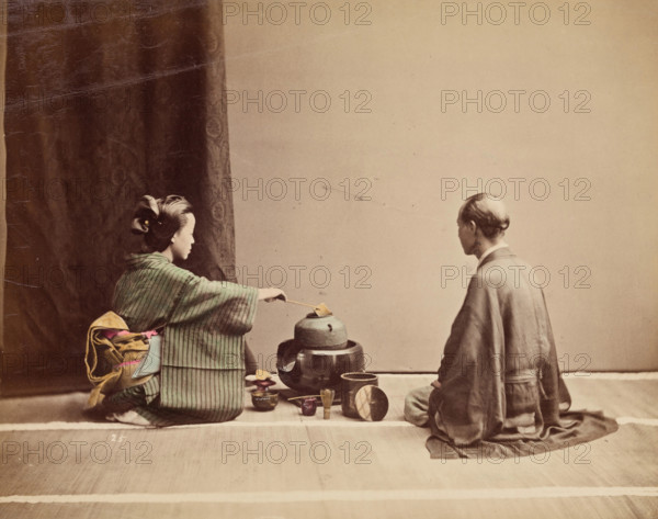 Tea Ceremony, c1885. Creator: Unknown.