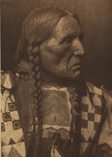 No Bear, Atsina, 1908. Creator: Edward Sheriff Curtis.