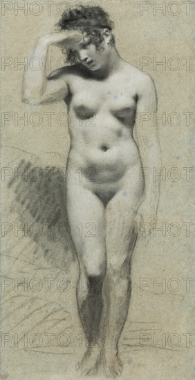 Standing Nude, 1806 or 1807. Creator: Pierre-Paul Prud'hon.