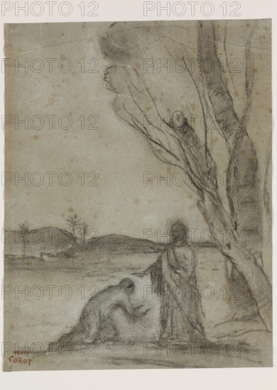 Noli Me Tangere, between 1796 and 1875. Creator: Jean-Baptiste-Camille Corot.