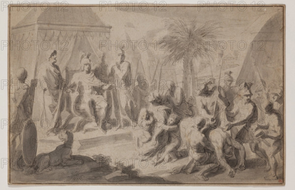 The Family of Darius Before Alexander, between 1651 and 1730. Creator: Francois Verdier.