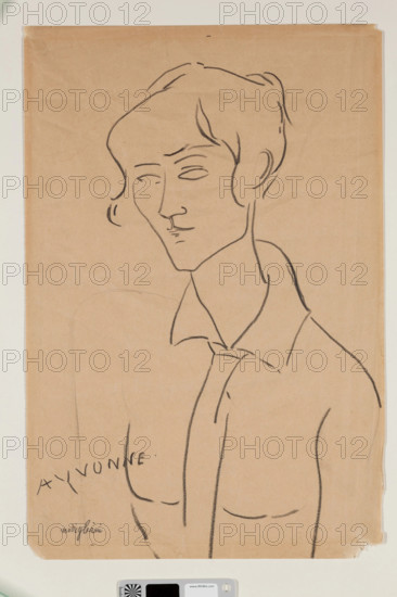 Yvonne, 1918. Creator: Amadeo Modigliani.