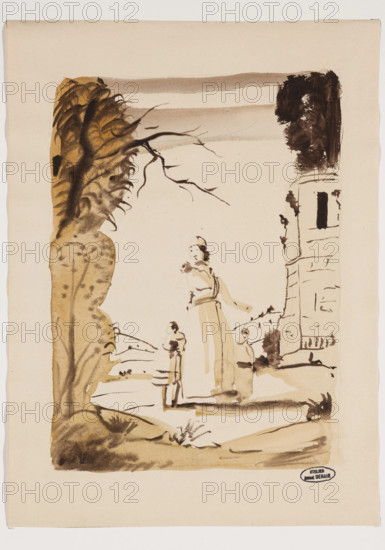 Woman in a Long Robe, between 1880 and 1954. Creator: Andre Derain.