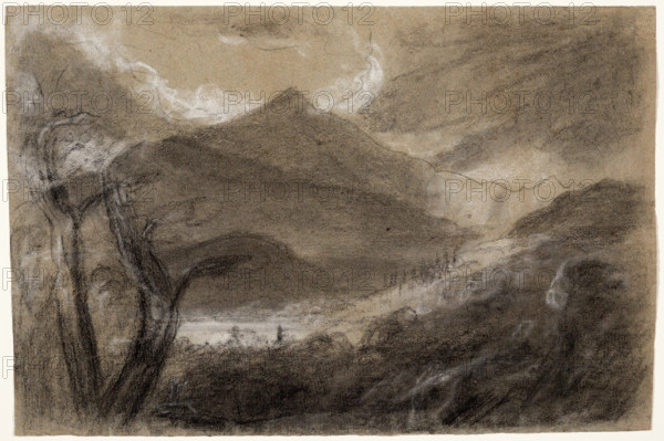 Schroon Mountain, Adirondacks, c1837. Creator: Thomas Cole.