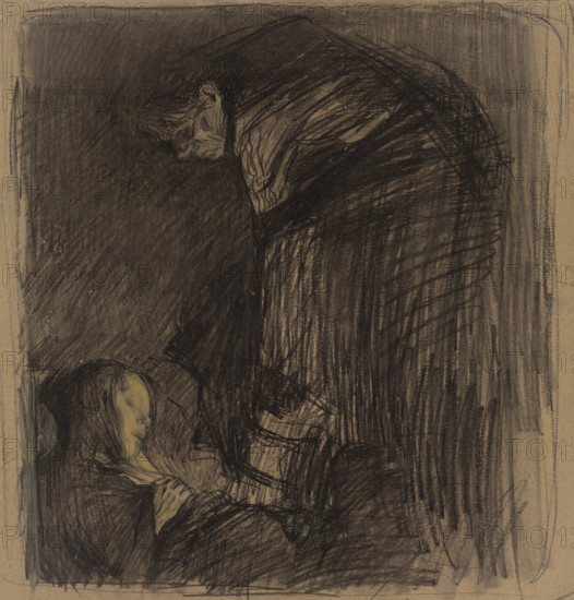 Burial, c1903. Creator: Kathe Kollwitz.