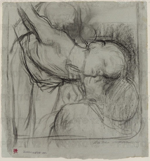 Death, Woman, and Child, c1910. Creator: Kathe Kollwitz.