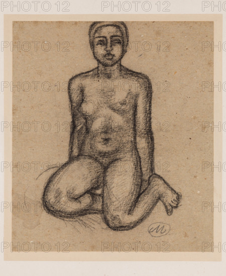 Nude, between 1861 and 1944. Creator: Aristide Maillol.