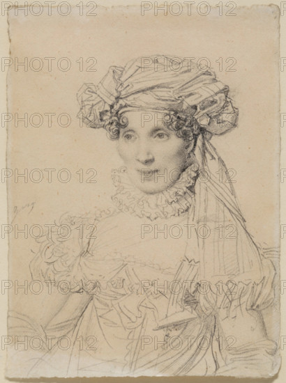 Mme. Rene Borel, c1818. Creator: Jean-Auguste-Dominique Ingres.