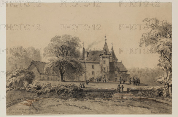 Chateau de Chabrignac, 19th century. Creator: Eugene Edouard Soules.