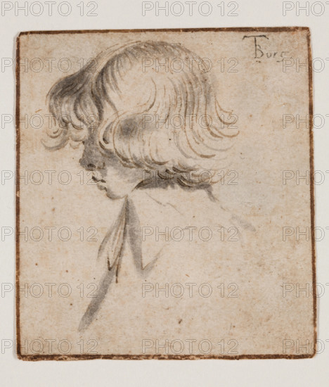 Head of a Boy in Profile, c1634. Creator: Gerard Terborch II.