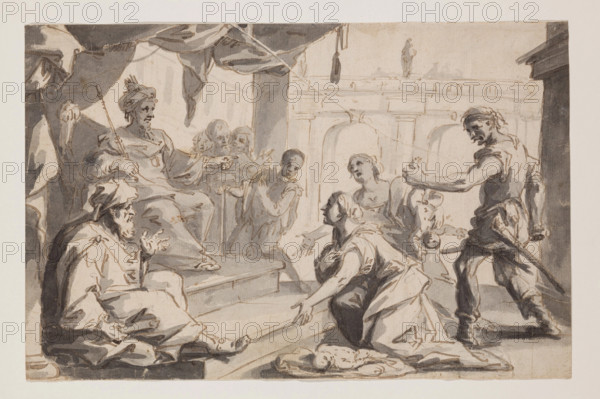 Judgment of Solomon, between 1711 and 1780. Creator: Giovanni Battista Marcola.