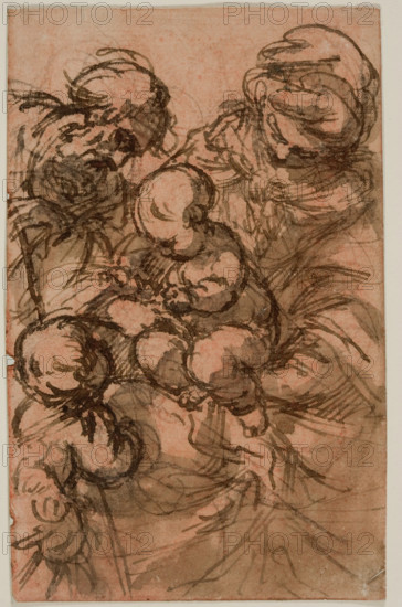 Holy Family with Infant Saint John, between 1754 and 1815. Creator: Carlo Alberto Baratta.