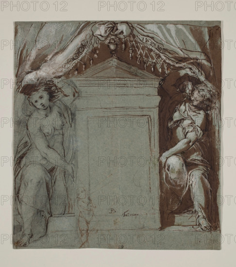 Study for a Wall Decoration, c1561. Creator: Federico Barocci.