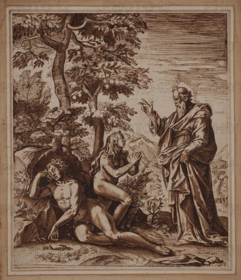 The Creation of Eve, between late 16th and mid-17th century. Creator: Giovanni Lanfranco.