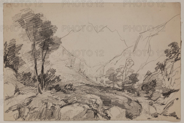 Ravine in the Mountains, 19th century. Creator: John William Casilear.