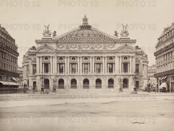 Paris Opera House, between 1822 and 1898. Creator: Francis Frith.