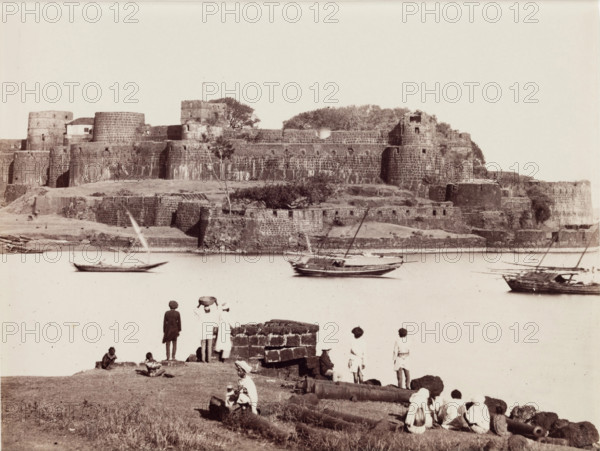 Goa Fort, between 1880 and 1889. Creator: Francis Frith.