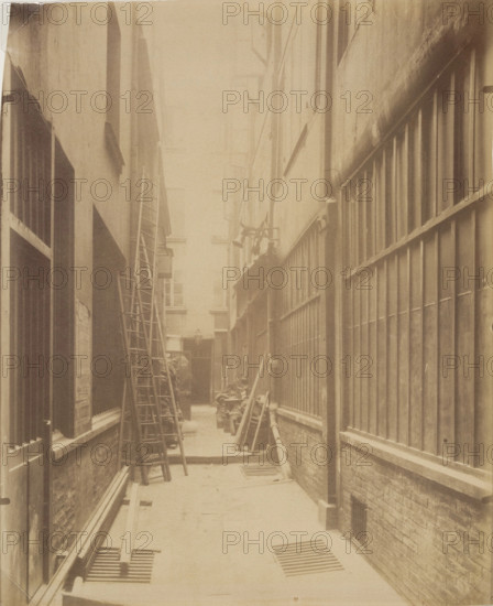 Cloitre St. Honore, Passage Marchand conduisant au Passage d'Athenes, late 19th - early 20th cent. Creator: Eugene Atget.