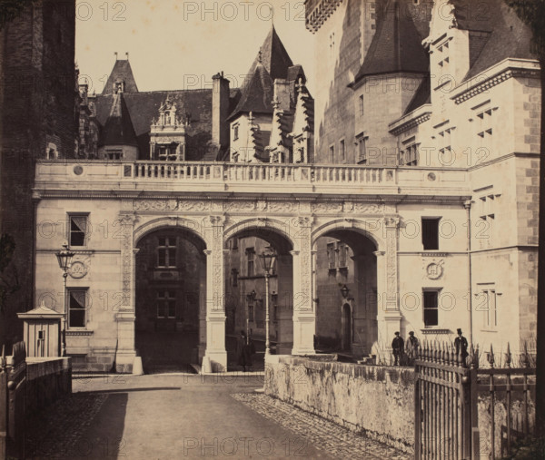 East Entrance, Château de Pau, between 1864 and 1900. Creator: M. Pacault.