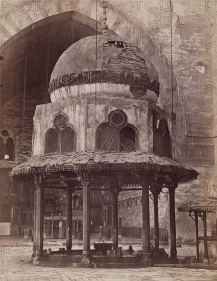 Fountain of the Mosque of Sultan Hassan, Cairo, 19th century. Creator: Pascal Sébah.