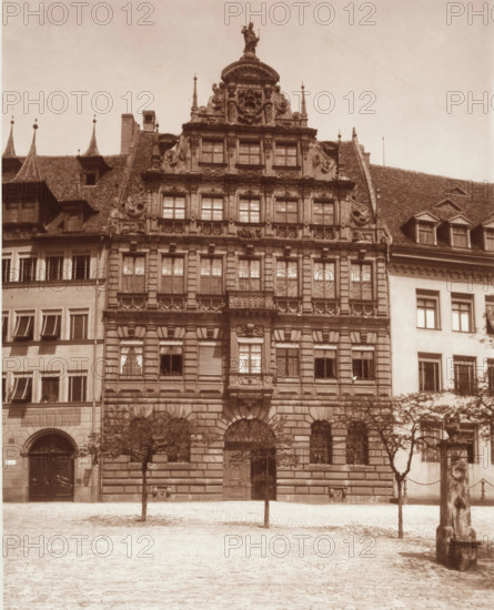 Peller House, Nuremberg, between 1880 and 1890. Creator: Adolphe Braun.