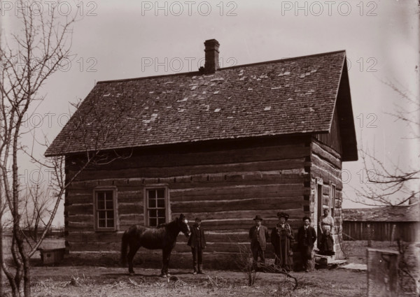 Untitled (rustic home, Detroit, Michigan), between 1910 and 1935, printed c1975. Creator: Unknown.