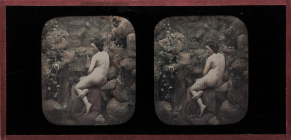 Nude at Well, between 1853 and 1856. Creator: Jacques Antoine Moulin.