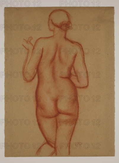 Standing Woman, between 1861 and 1944. Creator: Aristide Maillol.