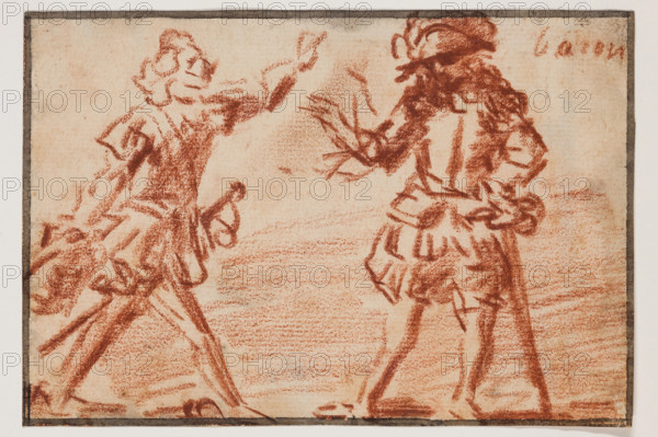Actors, late 15th or early 16th century. Creator: Claude Gillot.
