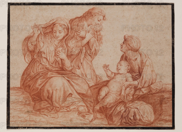 Marriage of St. Catherine, 18th century. Creator: Unknown Italian; After Raphael Italian, 1483-1520.