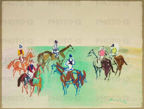 Race Course, 20th century. Creator: Raoul Dufy.