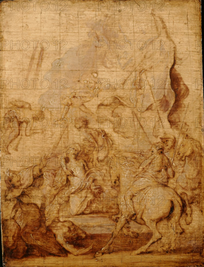 Martyrdom of St. George, 17th century. Creator: Unknown.