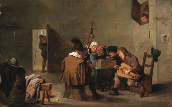 The Boors' Concert, early 1640s. Creator: David Teniers II.